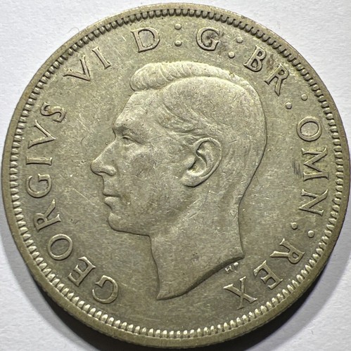 1937 Great Britain George VI Half Crown .500 Silver KM#856