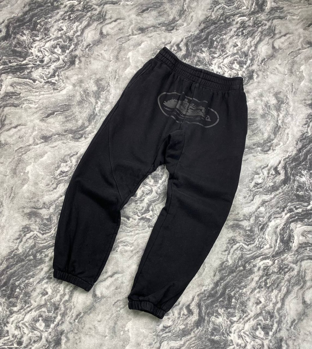 Corteiz Alcatraz OG Sweatpants Big Logo Men Size M Black | eBay