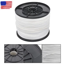 Polypropylene Rope 1/8" x 1000'  White Color Utility Strong Durable Weatherproo