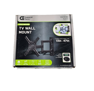 Commercial Electric 13 in. to 47 in. Full Motion Wall Mount for TVs