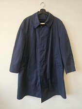 Vintage Raintamer Coat Mens 42 Navy Blue Removable Liner Rain Trench Jacket 80s