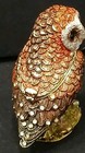 Bejeweled Hinged Barn Owl Trinket Box — photo 5