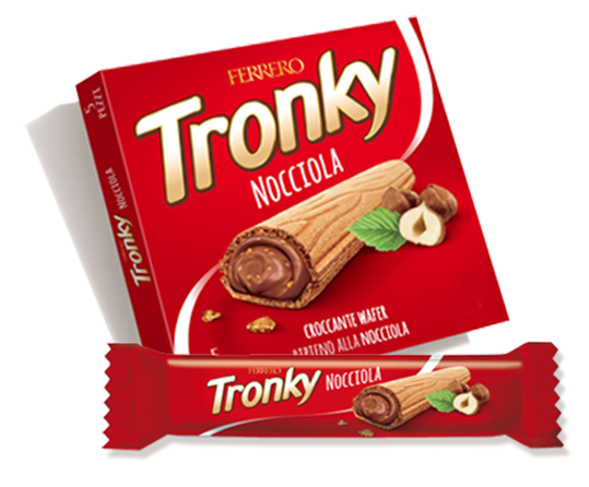 KINDER TRONKY 3 confezioni Waffel Nocciola Cioccolato al Latte Chocolate Ferrero