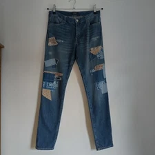 Polo Ralph Lauren Astor Slim Boyfriend Patch Jeans Waist 29 "