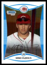 Mike DeJesus 2008 Bowman Chrome #BCP224 Reds MLB READ FREE SHIPPING AutographDen