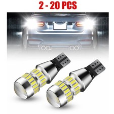 2-20x T15w16w921 Led Backup Reverse Light Bulb White 4014smd Auxito 12v 6000k