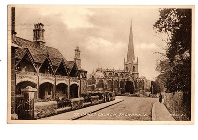 Wiltshire. St. James Kirche, Trowbridge. Posted at Trowbridge.