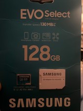 Samsung EVO Select 128GB microSDXC UHS-I Memory Card with Adapter MB-ME128KA