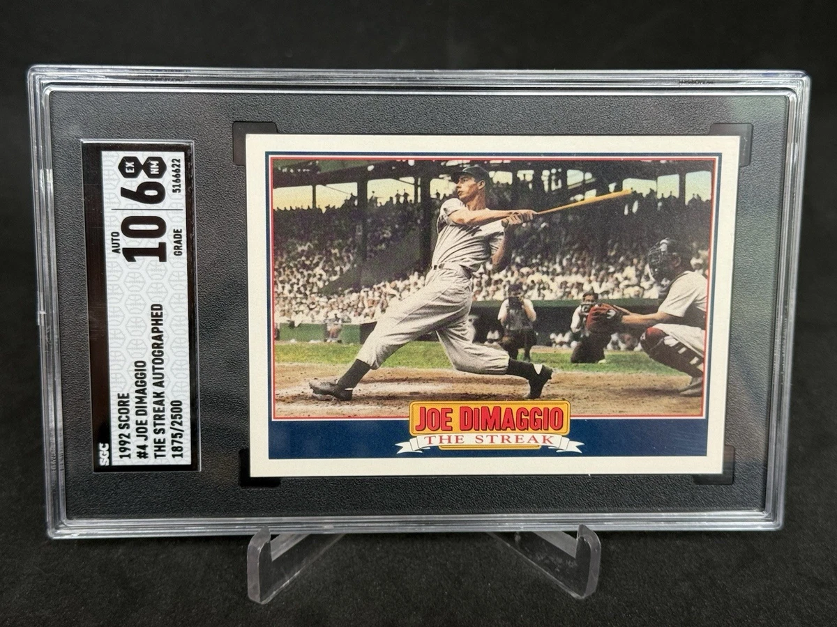 Joe DiMaggio Baseball SCORE Sports Trading Cards for sale | eBay
