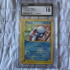 2003 Pokemon #66/147 Wooper Aquapolis CGC 10 on eBay