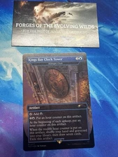 Kings Bay Clock Tower Foil Midnight Clock 2216 Uncharted Secret Lair