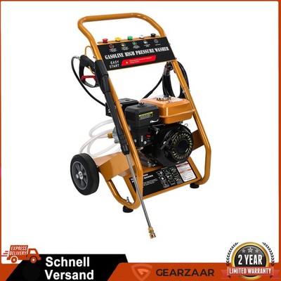 Benzin-Hochdruckreiniger 3950 PSI Gelb & Schwarz Motor A 4 Mal 212cc 2,6 GPM