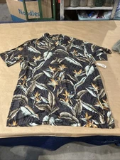 The Foundry Supply Co Mens Shirt Size LT Multicolor Button Up Short Sleeve