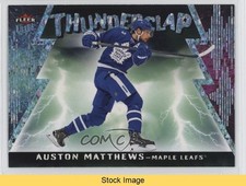 2024-25 Upper Deck Fleer Ultra Thunderclap Auston Matthews #TC8OF20 READ 3d2