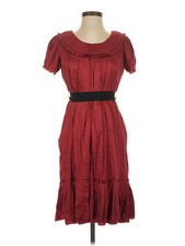 Vera Wang Women Red Casual Dress 2