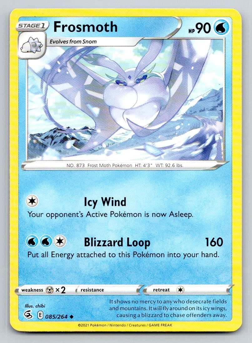 Pokemon Frosmoth Fusion Strike FST UC 085/264 LP