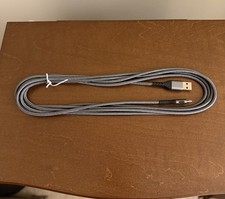 MFi-Certified Durable Nylon Braided 10 Foot Lightning to USB-A Cable Brand New