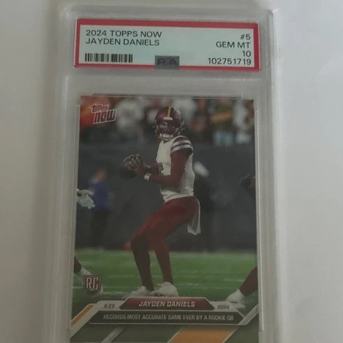 2024 Topps Now Jayden Daniels #5 Rookie Washington Commanders PSA 10 /27411