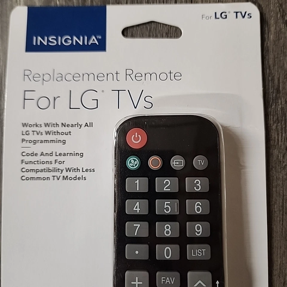 Genuine INSIGNIA NS-RMTLG17 Remote Control NEW - Image 2 of 4