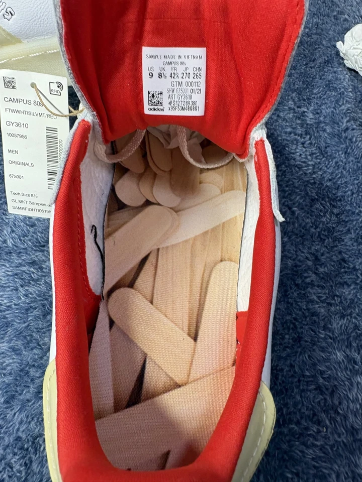 Adidas Superstars Campus 80's "Sick" NWT Men's 9 SAMPLES - Image 3 of 4