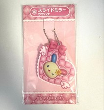 Sanrio Uusahana Heart Slide Mirror Pink Acrylic 10cm with Ribbon