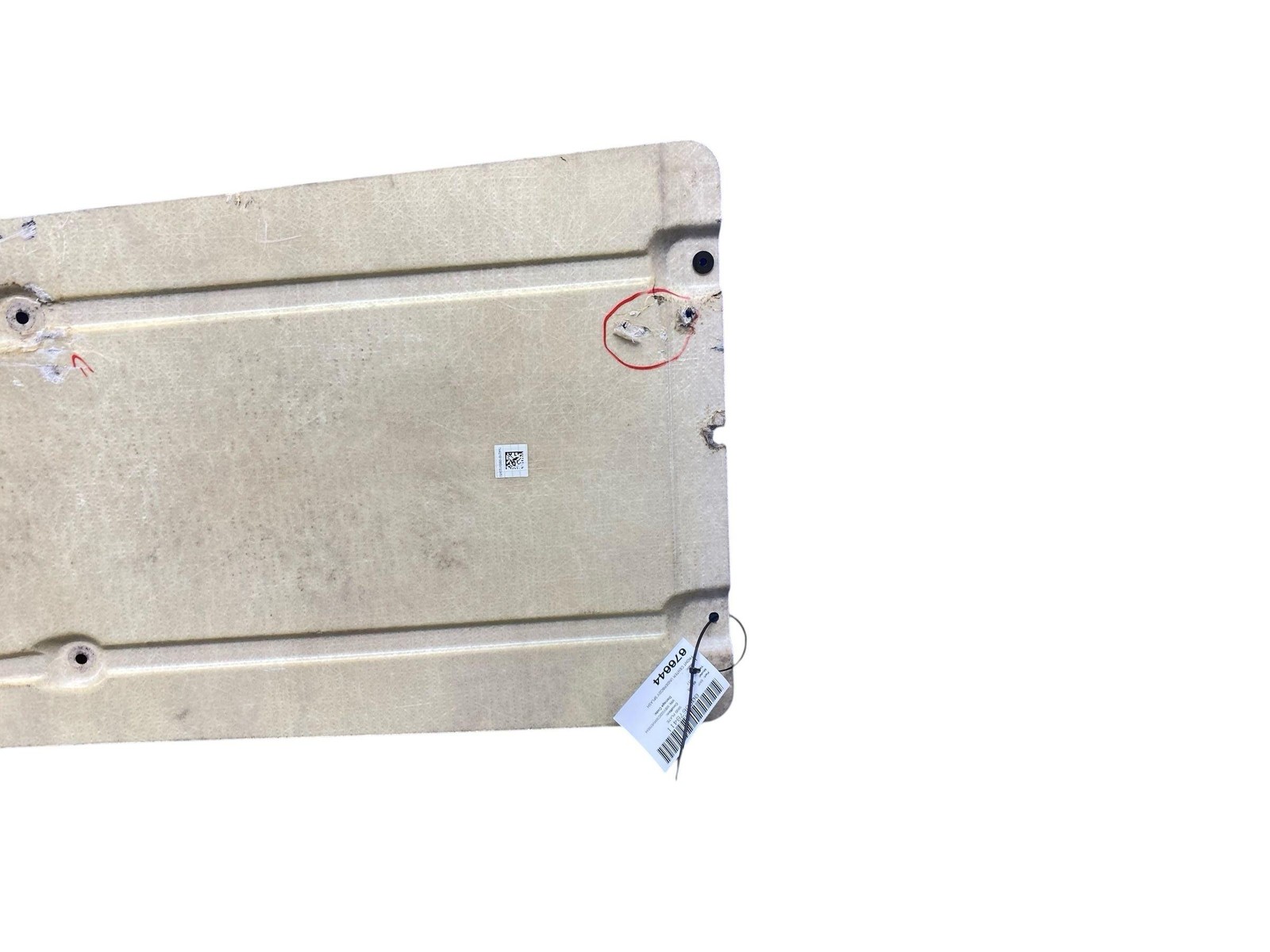 2014-2020 BMW I8 FRONT CENTER UNDERBODY SPLASH SHIELD PANEL