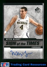 2014-15 SP Authentic #SOT-MM Mitch McGary Sign of the Times