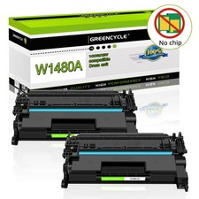 2PK W1480A Toner Cartridge without Chip for HP LaserJet Pro 4001dn MFP 4101fdw