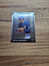 1999 Topps/Bowman Chrome Refractor * NICK JOHNSON * Rookie Card #185 NY YANKEES. rookie card picture