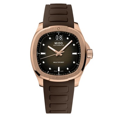 *BRAND NEW* Mido Multifort TV Big Date Brown Dial Men's Watch M0495263729100