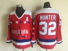 #32 Dale Hunter Jersey Retro Red