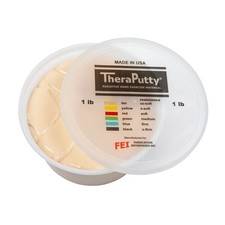 CanDo TheraPutty Scented Hand Exercise Putty For 1 Pound Pack of 1 , Tan