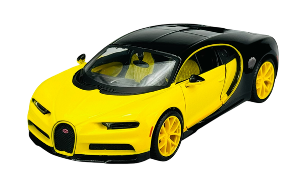 Maisto Bugatti Chiron Gelb 1:24 Die Cast Metal Model Neu Im Kasten 31514-image