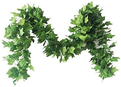 #ad 40 Ft Realistic Artificial Ivy Garland UV Resistant Fake Hanging Vines for Ind $18.03