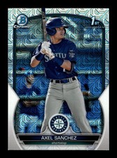 2023 Bowman Chrome Mega Mojo Refractor #BCP-73 Axel Sanchez - Mariners
