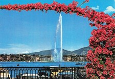 SWITZERLAND GENEVA LE JET D EAU ET LE MONT BLANC