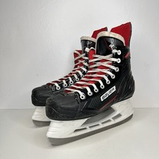 Bauer NSX Adults Ice Hockey Skates - Black / Red - Size UK 9