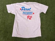 Vintage 1992 Ross Perot for President Election T-shirt Men's 90s XL Tee