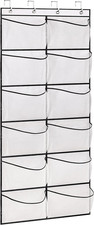 over the Door Shoe Organizer 12 Large Mesh Pockets Boots Hanging Storage Shoe Ra