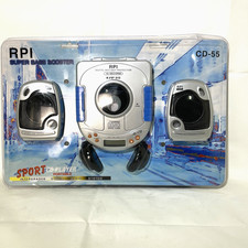 Portable CD Player  RPI SPORT CD-55 10 Second ESP w/Headphones  Speakers NEW 