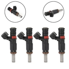 4Pcs Fuel Injector  13537561277 for BMW E60 E81 E88 E90 N45 N46N E93 320I 2.0L