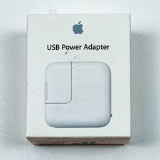 Apple 12W USB Power Adapter MD836LL/A A1401 OEM Charger iPad iPhone