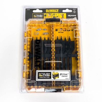 DEWALT DT70751-QZ EXTREME IMPACT Holz-Fräsbohrer-Set, 9-tlg., TOUGHCASE+