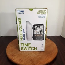 TORK 1109A-PC Indoor Time Switch 24 Hour Multi-Voltage 120/208-277V Open Box NEW