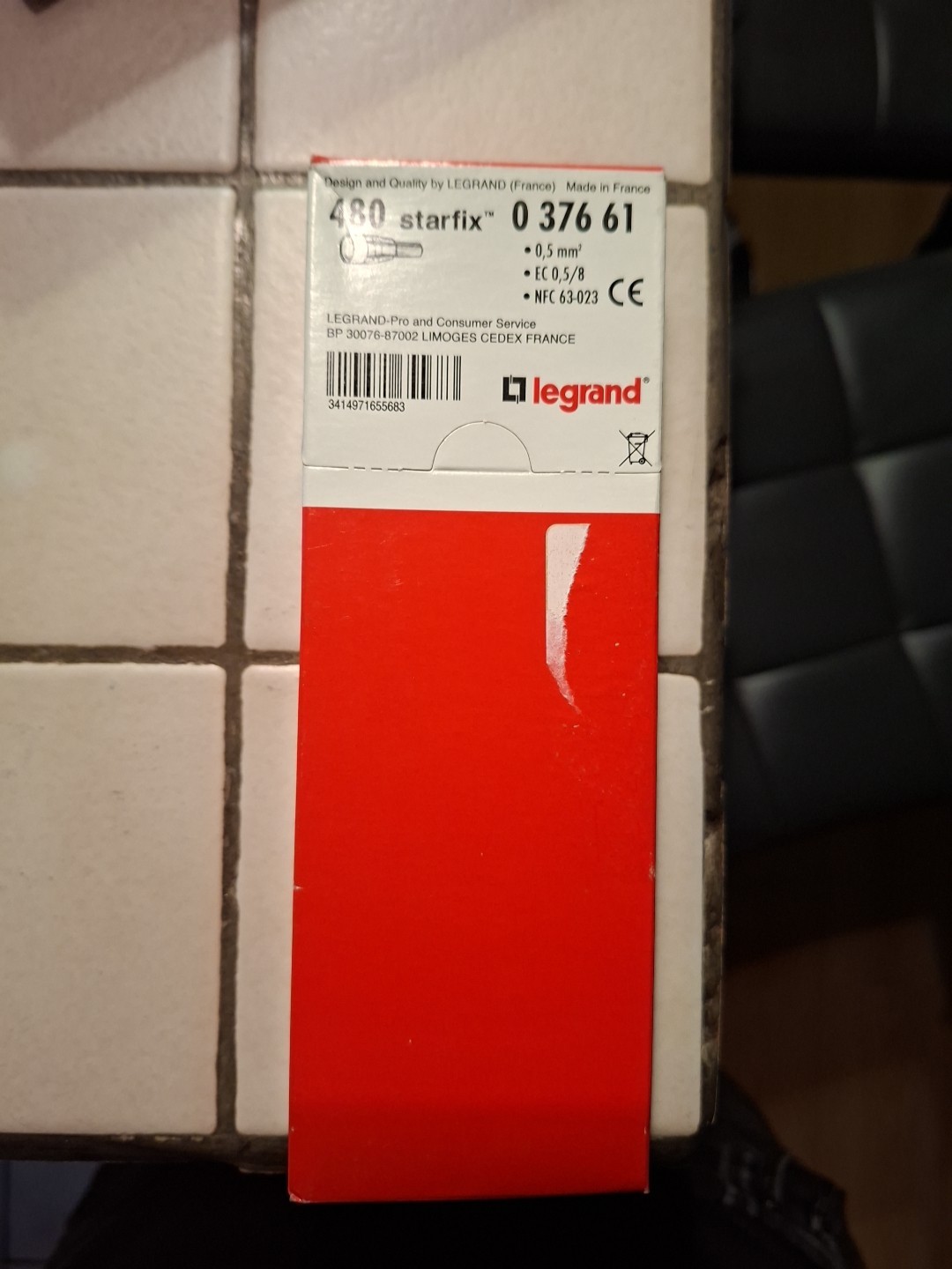 Embouts de câblage Legrand Starfix 0,5 mm² pour éviter les fils de cuivre cassés