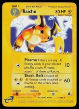 Raichu 61/165 Rare Expedition Base Set Pokemon on eBay