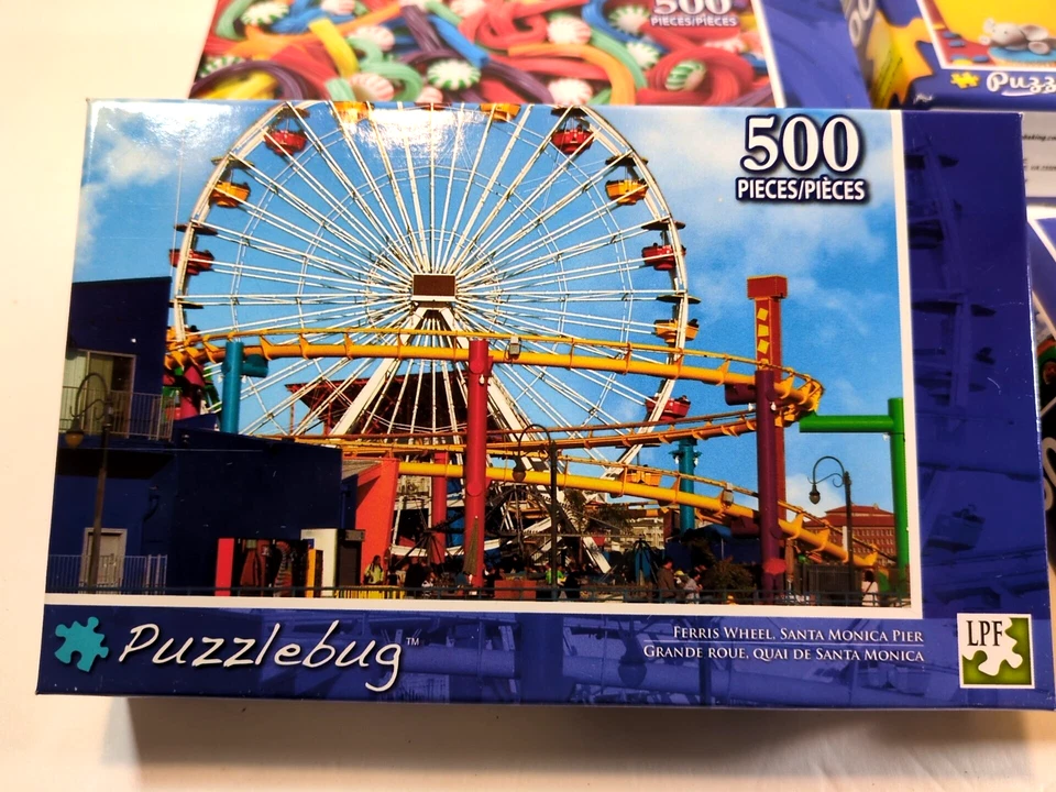 Puzzlebug/CraZArt  Puzzles 500  pieces lot of 8   Lot 2 - Image 4 of 4