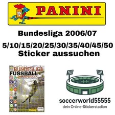 Panini Bundesliga 2006/07 - 5-50 Sticker auss...