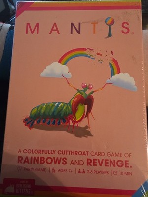 MANTIS - A Colorfully Cutthroat Card Game of Rainbows and Revenge NEW-SEALED