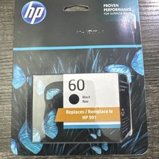 Genuine HP 60 Black Ink Cartridge June 2026 NEW SEALED